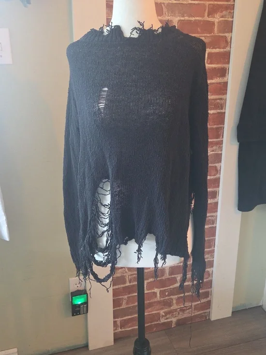 Punk Rave Black Plague Sweater - Picture 2 of 6